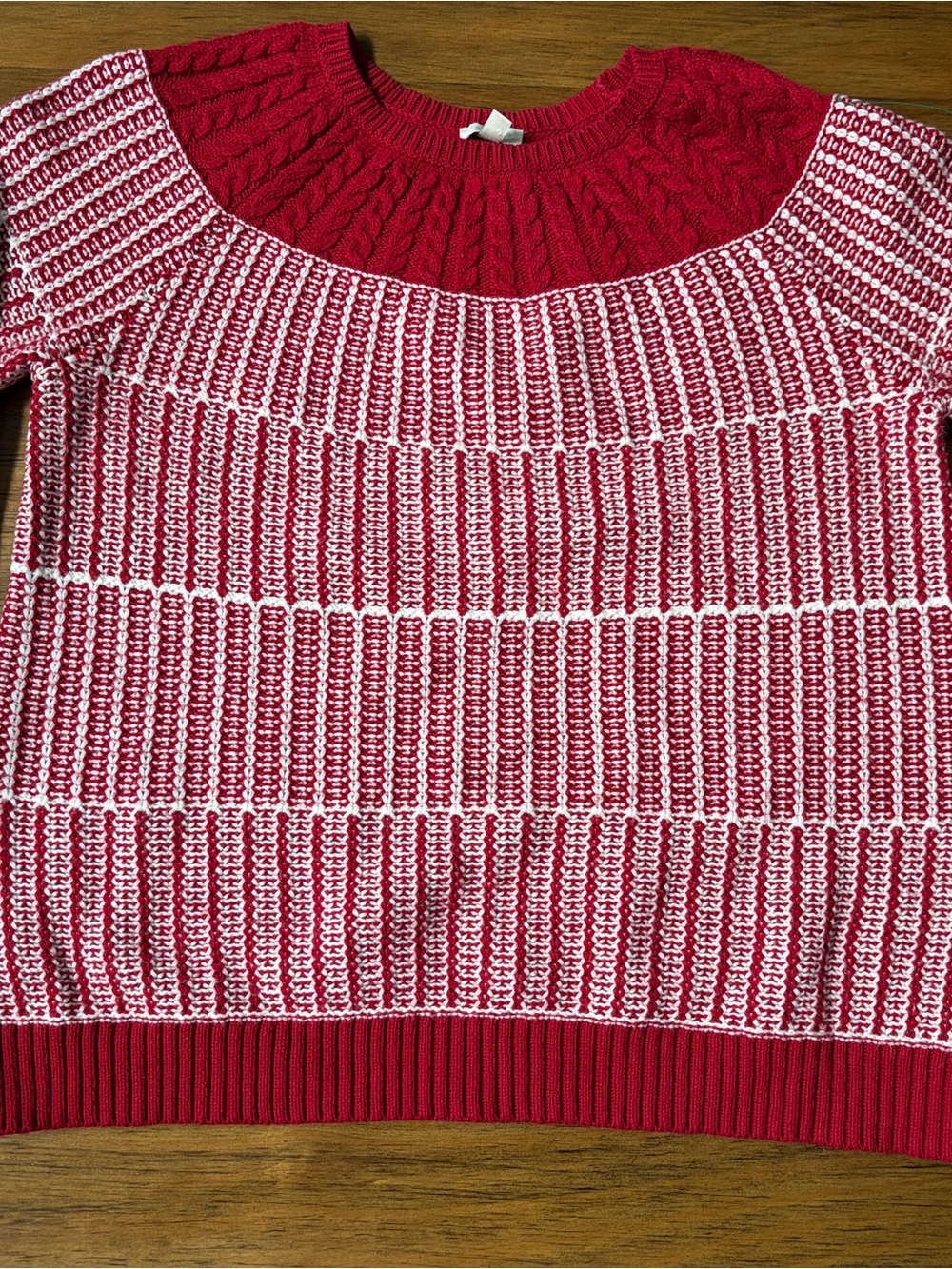 Talbots Women’s Red Knit Pullover Sweater